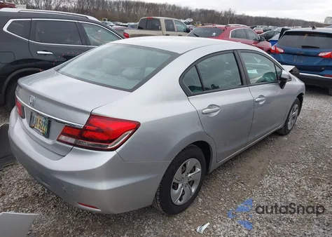 2014 Honda Civic Lx из США, поврежденный, VIN 19XFB2F53EE062610